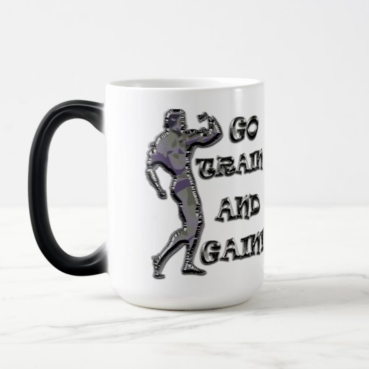 Gebäude Power Muskeltraining Fitness trinken Verwandlungstasse (Links)