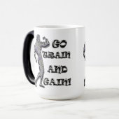 Gebäude Power Muskeltraining Fitness trinken Verwandlungstasse (Vorderseite Links)