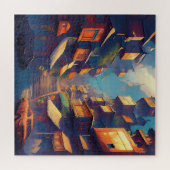 Gebäude Puzzle (Horizontal)