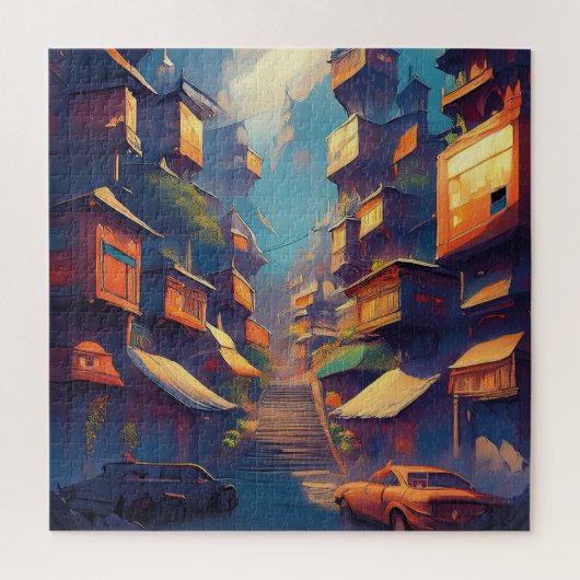 Gebäude Puzzle (Vertikal)