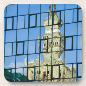 Gebäude Reflektionen Getränkeuntersetzer (Vorderseite)