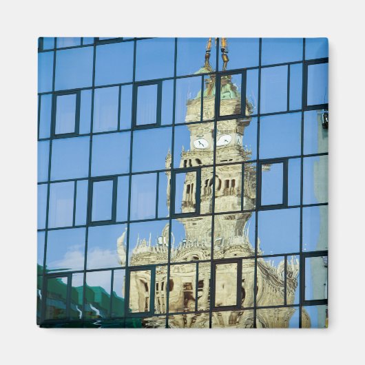 Gebäude Reflektionen Magnet (Vorne)