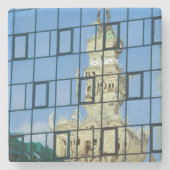 Gebäude Reflektionen Steinuntersetzer (Vorderseite)