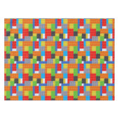 Gebäude Rot-Blau-Orange-Baumwolle Tischdecke (Vorderseite (Horizontal))