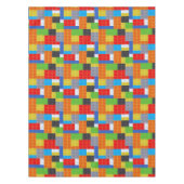 Gebäude Rot-Blau-Orange-Baumwolle Tischdecke (Vorderseite)