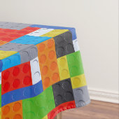 Gebäude Rot-Blau-Orange-Baumwolle Tischdecke (Beispiel)