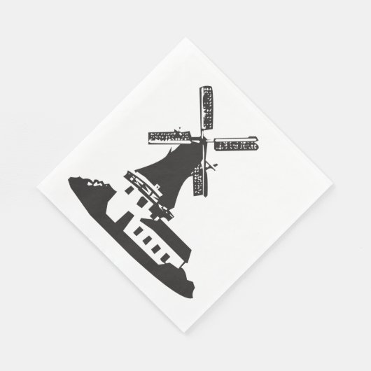 Gebäude Serviette (Ecke)