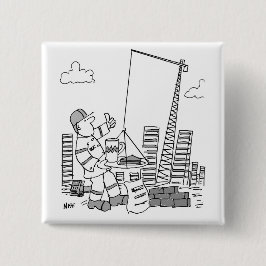 Gebäude Site Overhead Cranbetreiber Button