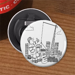 Gebäude Site Overhead Cranbetreiber Flaschenöffner