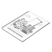 Gebäude Site Overhead Cranbetreiber Notizblock (Linke Seite)