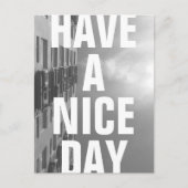 Gebäude & Sky Postkarte (Vorderseite)