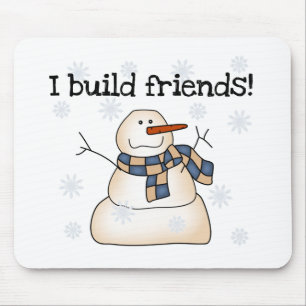 Gebäude Snow Friends Tshirts und Geschenke Mousepad