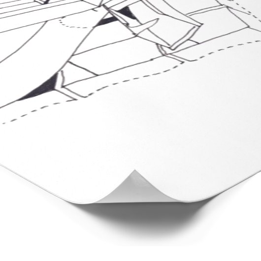 Gebäude Spiele 3 Stapelbriefe Zeichnete 18 P Poster (Ecke)