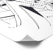 Gebäude Spiele E-verkürzter Brief Zeichnete 10 P Poster (Ecke)