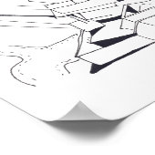 Gebäude Spiele mit Briefen, die 8 Poster Zeichnete (Ecke)