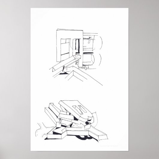 Gebäude Spiele mit Briefen, die 8 Poster Zeichnete (Vorne)