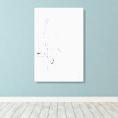 Gebäude Spiele mit einer Monogram, die 14 Leinwand (Insitu (Holzboden))