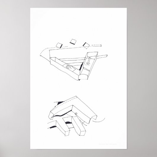 Gebäude Spiele mit VF Monogram Cubes Zeichnete 12 Poster (Vorne)