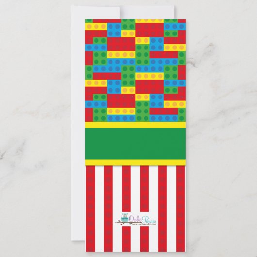 Gebäude Steine Geburtstagsfeier Einladung (Rückseite)