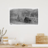 Gebäude Straßen in Alaska 1916 Poster (Küche)