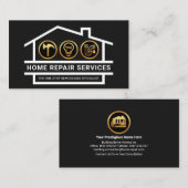 Gebäude Structure Handyman Tools Visitenkarte (Vorne/Hinten)