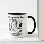 Gebäude Surveyor bei Mr. Pig's House. Personalisie Tasse