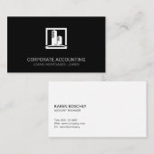 Gebäude-Symbol Visitenkarte (Vorne/Hinten)