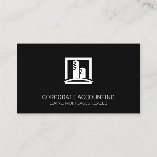 Gebäude-Symbol Visitenkarte (Vorderseite)