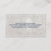 Gebäude Town Logo Visitenkarte (Rückseite)