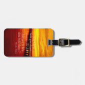 Gebäude Traum Hoffnung Zitat Sonnenuntergang Hinte Gepäckanhänger (Vorderseite horizontal)