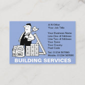 Gebäude und Gebäude Services Visitenkarte (Vorderseite)
