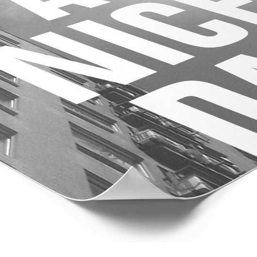 Gebäude- und Sky-Mural Poster (Ecke)