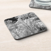 Gebäude und Wanderwege in Las 2, Infra rot Getränkeuntersetzer (Linke Seite)