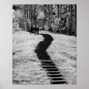 Gebäude und Wege in Las Infra Poster