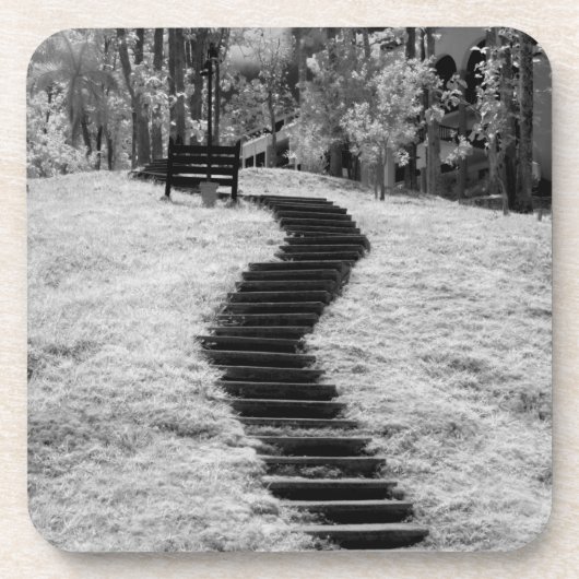 Gebäude und Wege in Las Infra Untersetzer (Vorderseite)