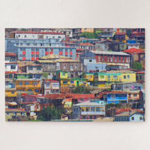 Gebäude valparaiso puzzle