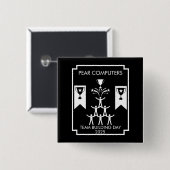 Gebäude-Veranstaltung des Unternehmensteams Button (Vorne & Hinten)