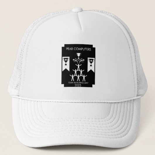 Gebäude-Veranstaltung des Unternehmensteams Truckerkappe (Vorderseite)