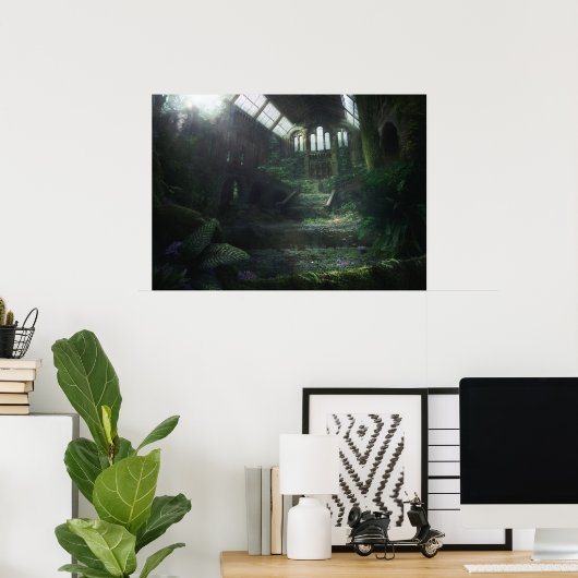 Gebäude verlassen poster (Heimbüro)