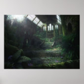 Gebäude verlassen poster (Vorne)