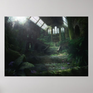 Gebäude verlassen poster