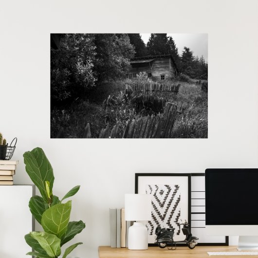 Gebäude verlassen poster (Heimbüro)