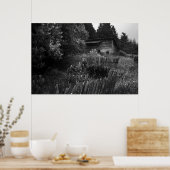 Gebäude verlassen poster (Küche)