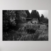 Gebäude verlassen poster (Vorne)