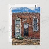 Gebäude verlassen postkarte (Vorne/Hinten)