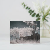 Gebäude verlassen postkarte (Stehend Vorderseite)