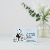 Gebäude Visitenkarte (Stehend Vorderseite)