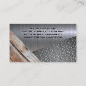 Gebäude Visitenkarte (Rückseite)