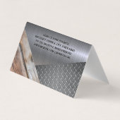 Gebäude Visitenkarten (Rückseite)