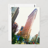 Gebäude von Flatiron Postkarte (Vorne/Hinten)